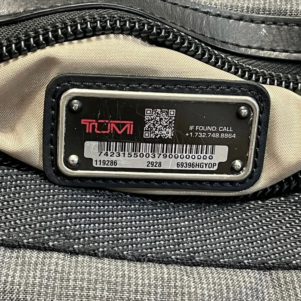 Tumi adjustable backpack